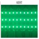 Eclairage pour enseigne à LED verte - Chaine de modules LED (20 pièces)