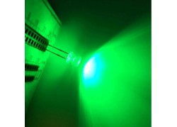 5 x Diode LED PLATE 5mm Blanche - Vert - Rose - Violet - Jaune - Bleu - Rouge - Orange